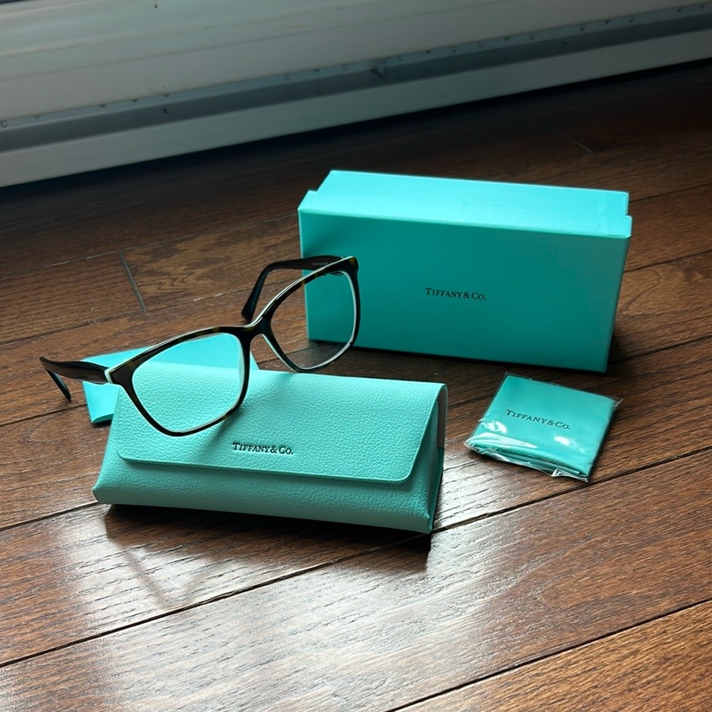Tiffany & Co TF 2175 tortoise finish frames